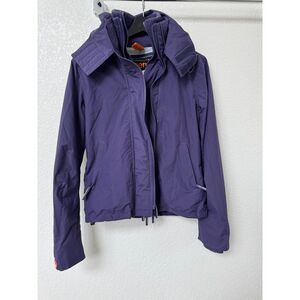 The Windcheater Jacket Triple Zip Font Lightweight by Superdry for Women, size M